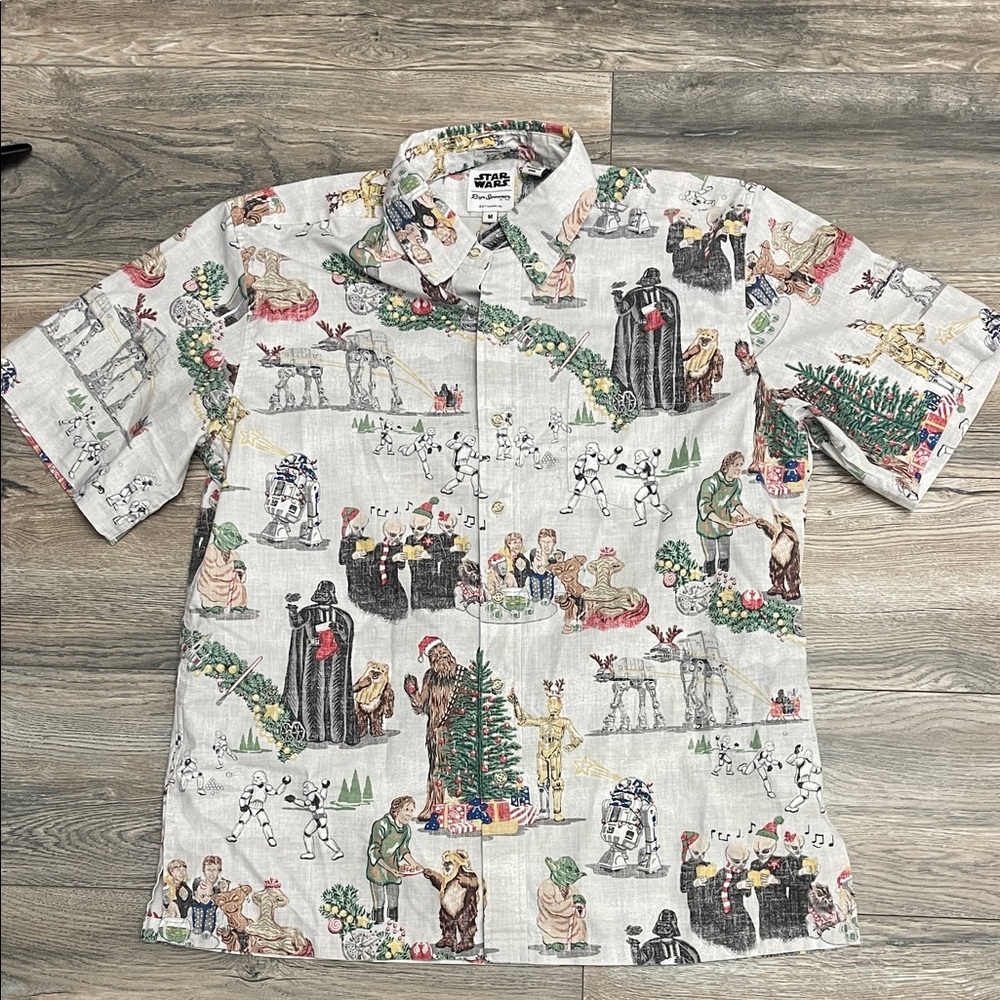 Reyn Spooner Starwars Sithmas Button-Down Size M